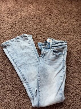 BKE Light Blue Flare Jeans girls 10 long